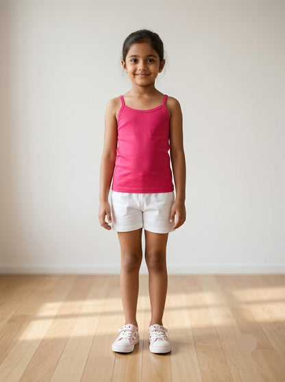 Girl's slip - pastel pink