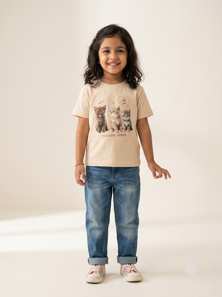 Girl's t-shirt - cats