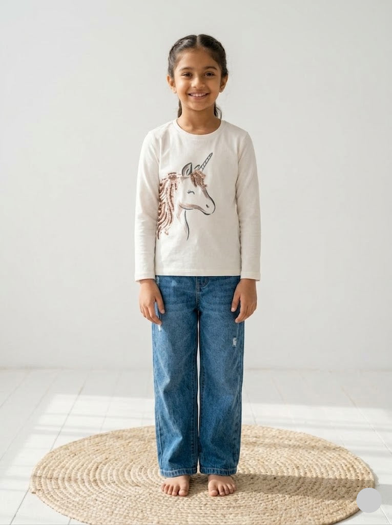 Girl's t-shirt - horse