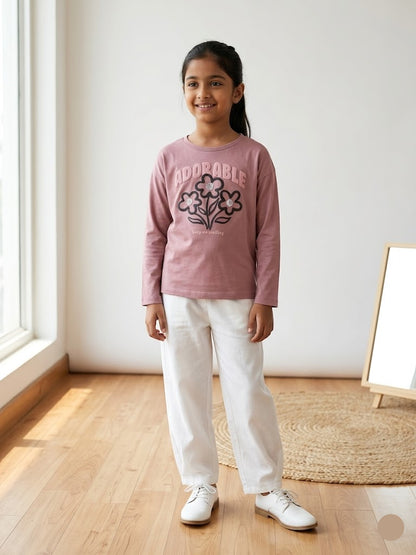 Girl's t-shirt - keep smile