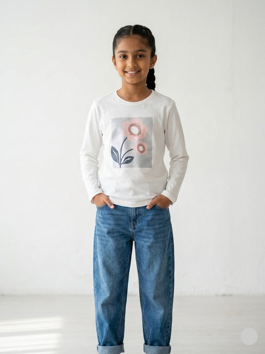 Girl's t-shirt - plant