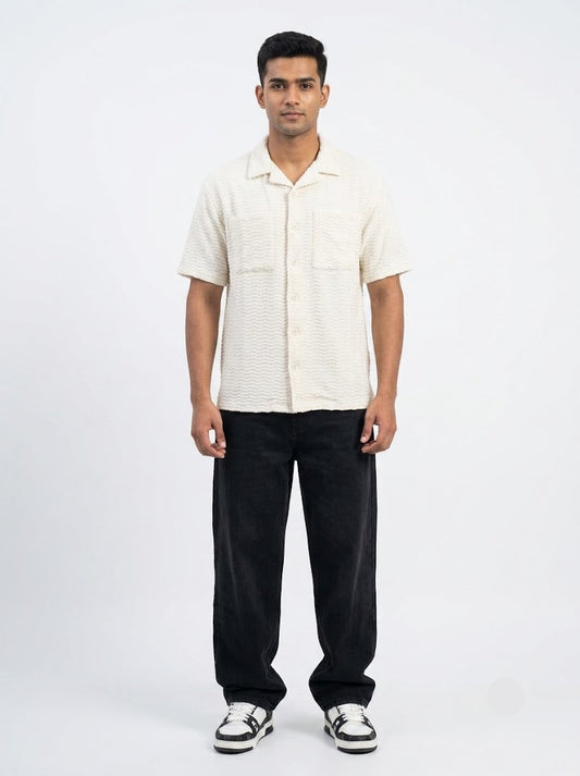 Men's casual shirt - white