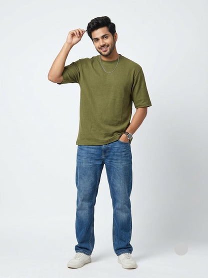 Men's casual t-shirt - green