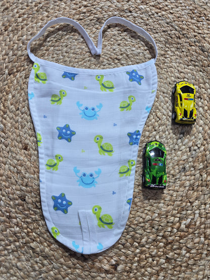 Baby's muslin nappy - Tortoise