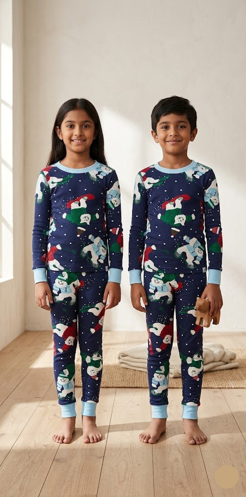 Unisex pant Co-ord Set -nevy skaters