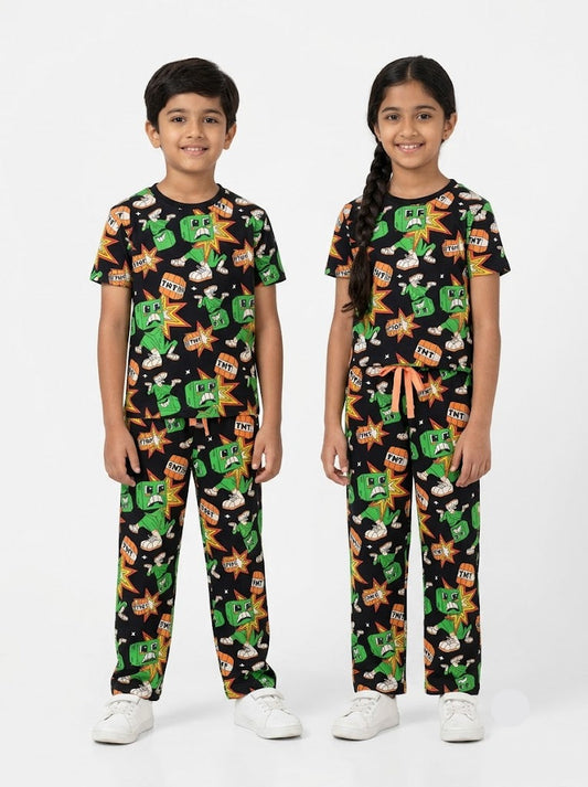 Unisex pant co-ord set - cars