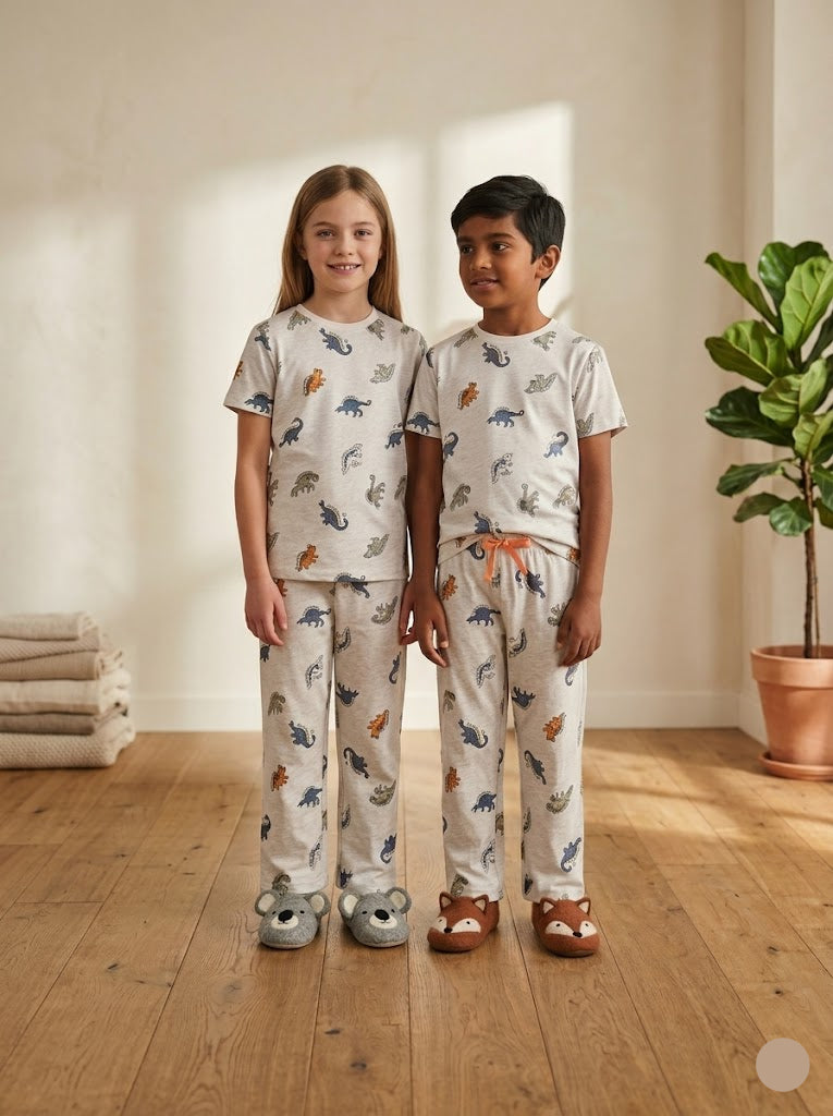 Unisex pant co-ord set - dinosaur