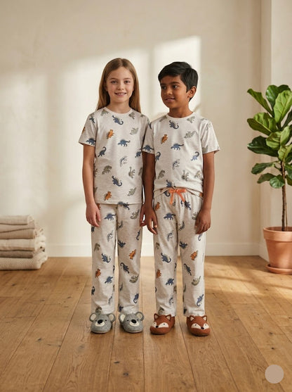 Unisex pant co-ord set - dinosaur