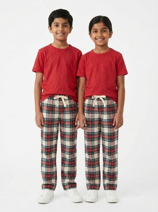 Unisex pant set - red