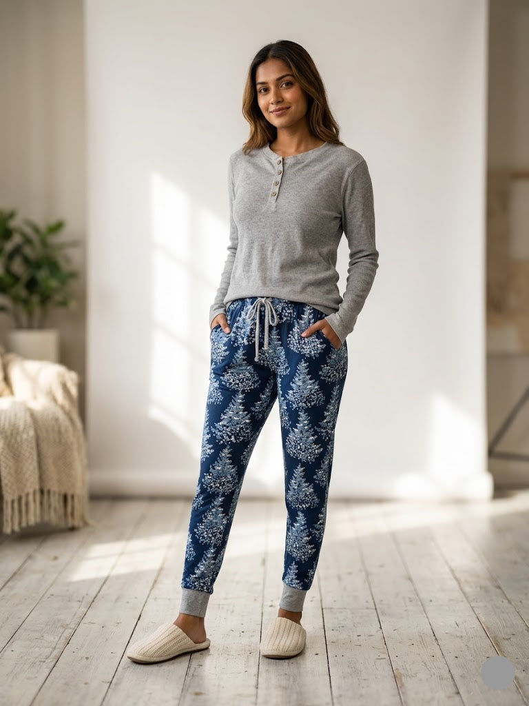 Women's pant set - waffle tree