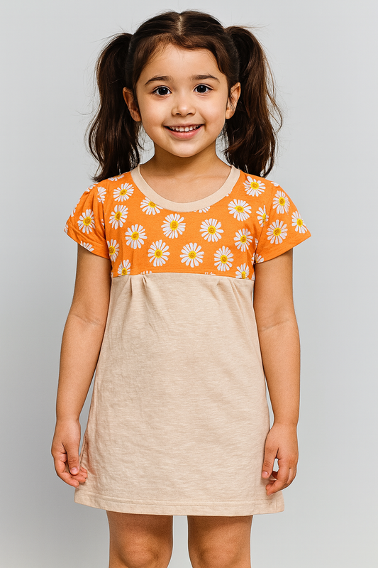 Girl's frock t-shirt