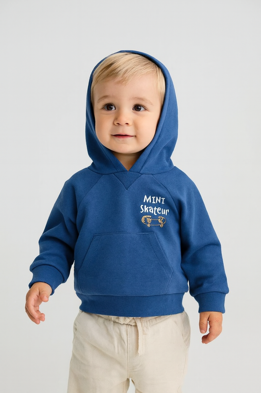 Baby's loop knit hoody