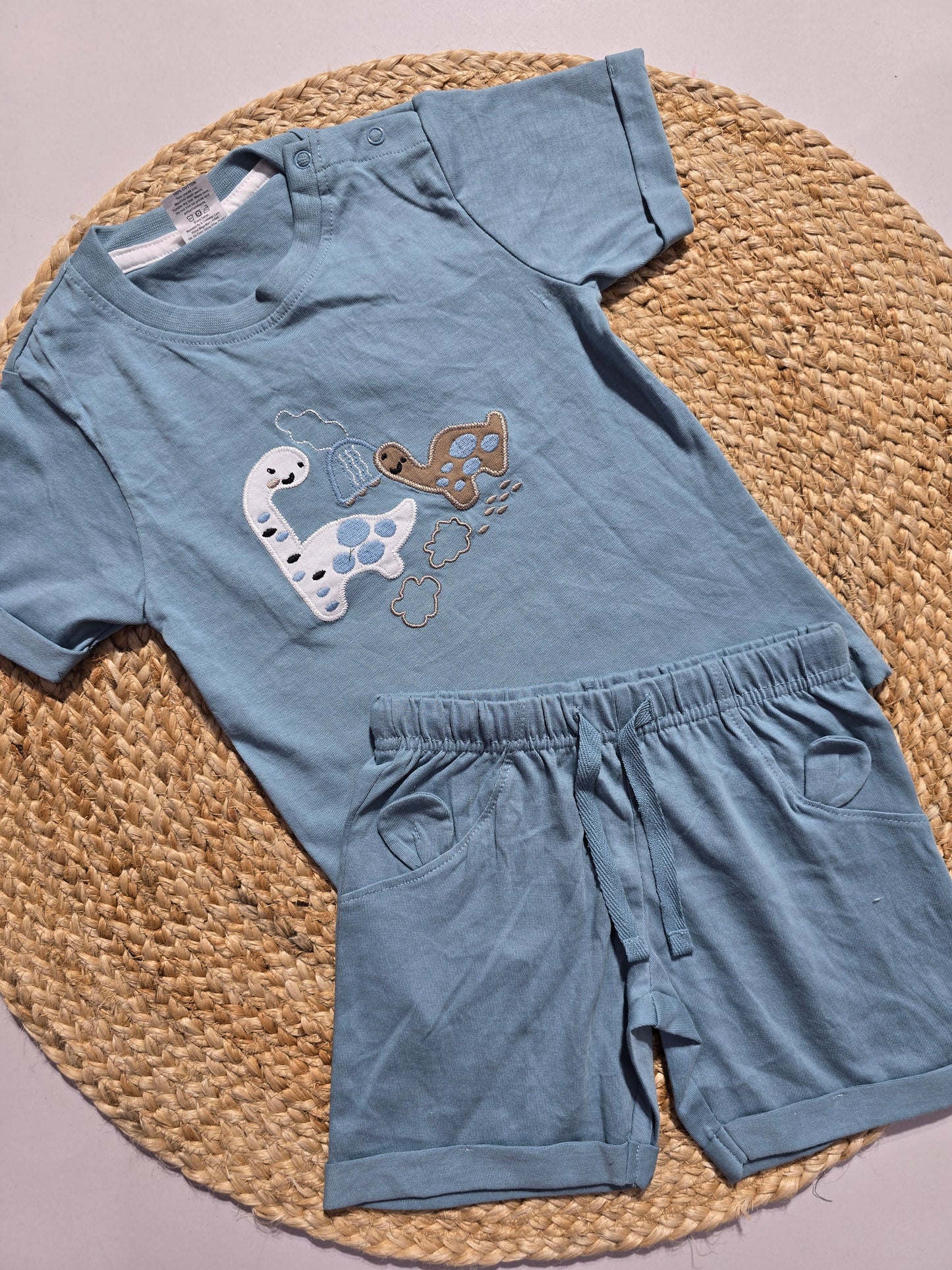 Baby's shorts set - bd/b/b (3pcs set)