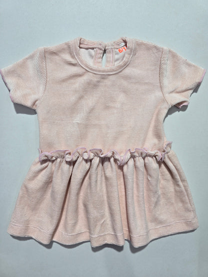 Baby's LS full open frock - sandle