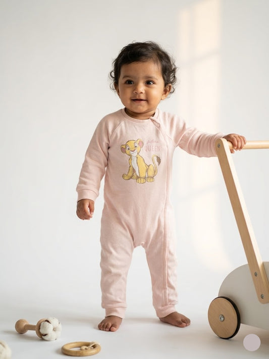 baby's jumpsuit/sleepsuit with shoe - nala sandle