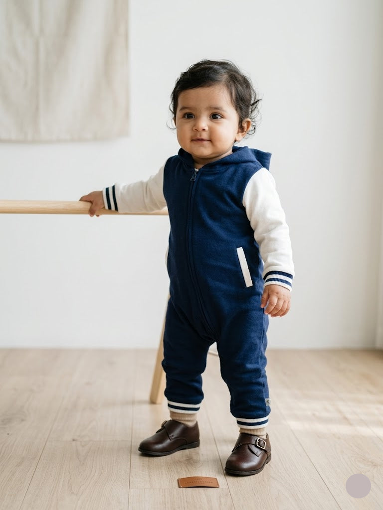 baby's jumpsuit/sleepsuit with shoe - nevy
