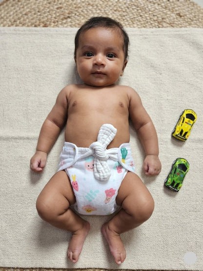 Baby's muslin nappy - Vegetable