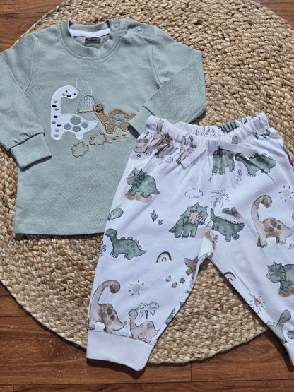 Baby's pant set - pista dino