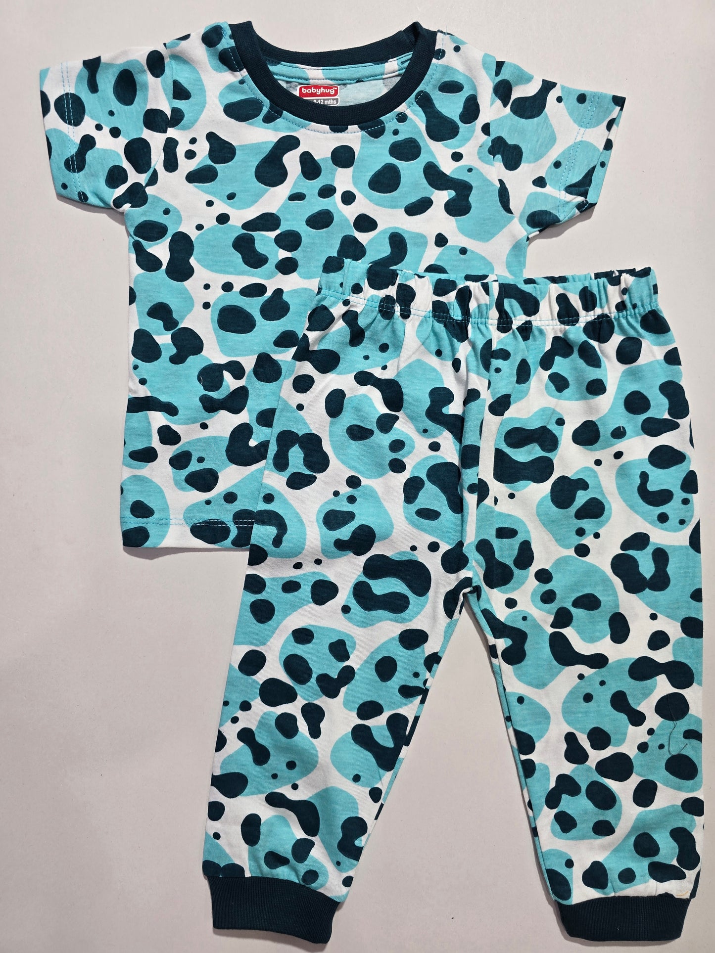 Unisex pant co-ord set - blue patches