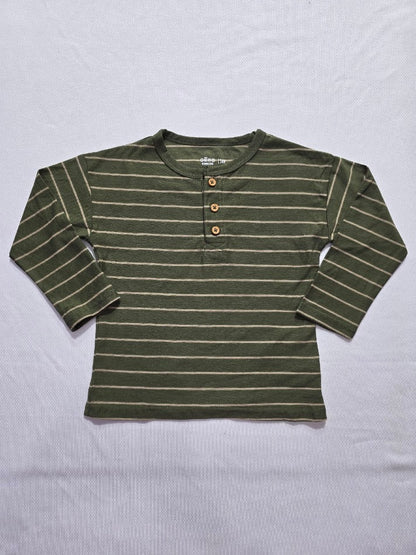 Baby's t-shirt - stripes green