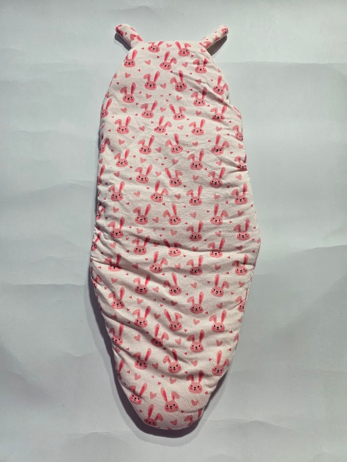 Baby's Hooded wrapper - bunny