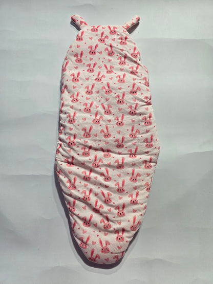 Baby's Hooded wrapper - bunny