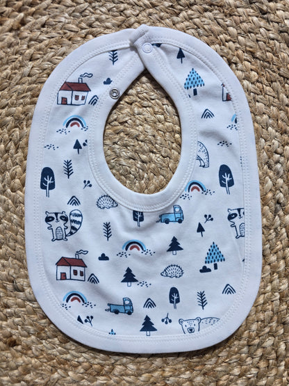 Baby's bibs - Animals and Trees