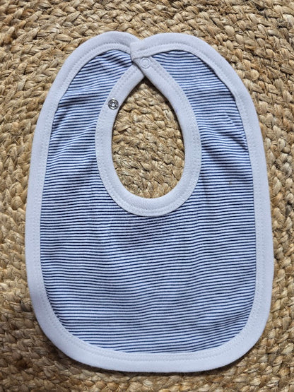 Baby's bibs - Blue stripes