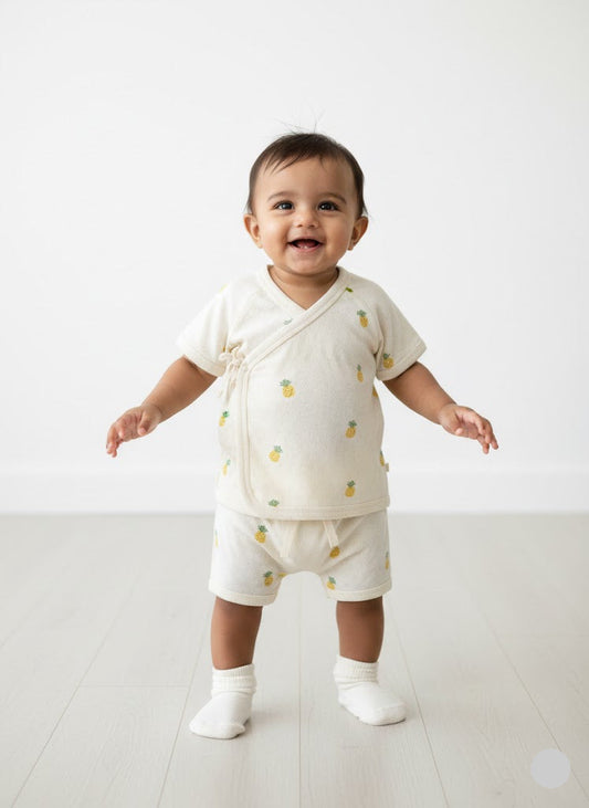 Baby's shorts set - point pine