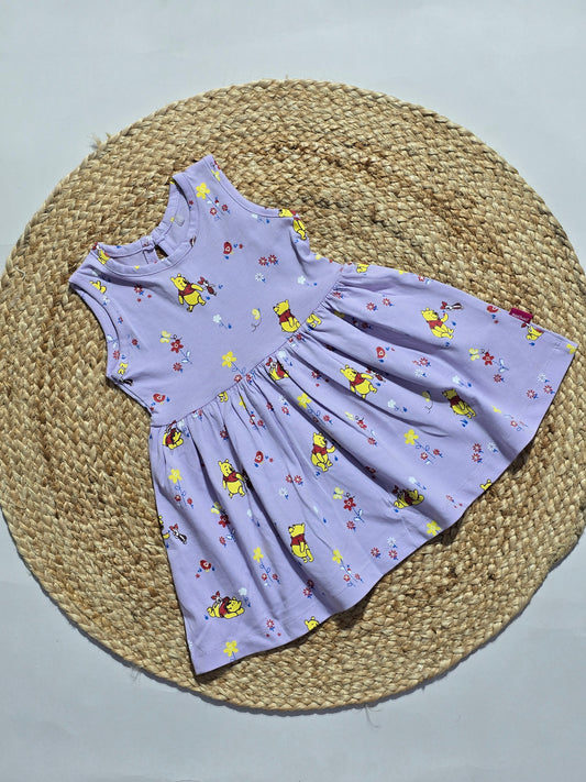 Baby's frock - violet