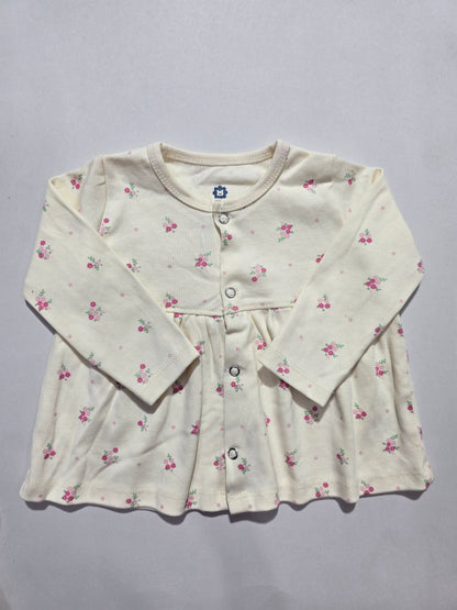 Baby's FS full open frock - 4 blossom