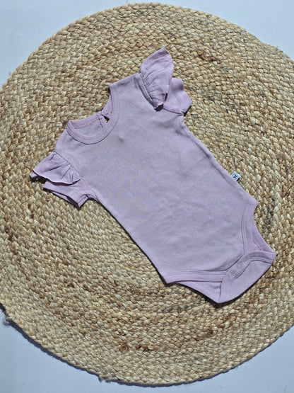 Baby's rompers - dusty rose