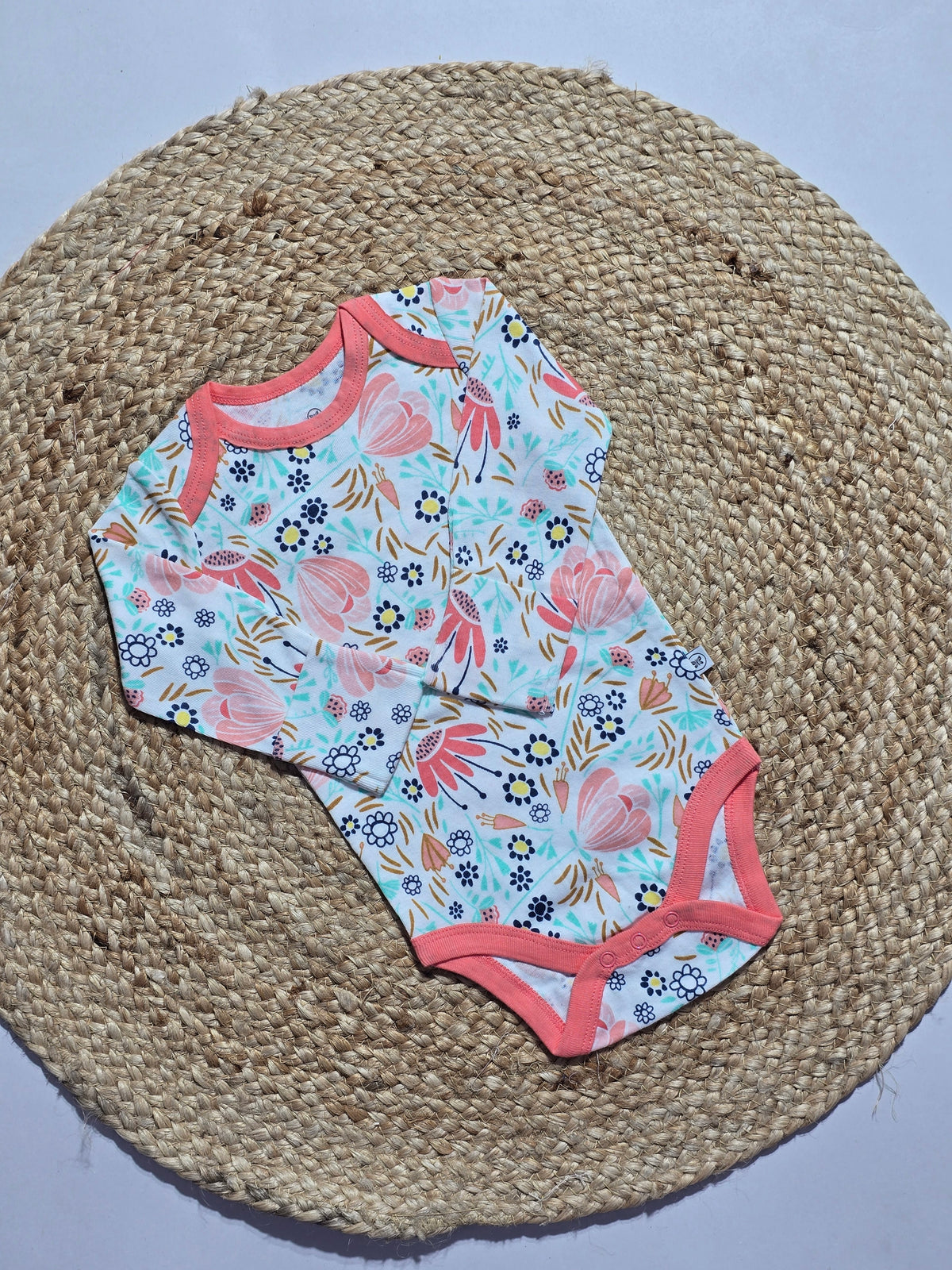 Baby's FS rompers - mixed flower