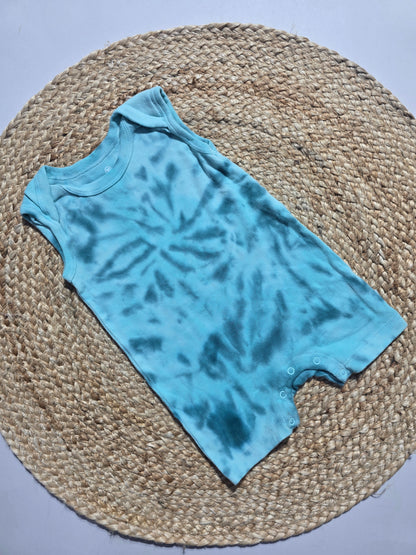 Baby's half jumpsuit - ocean