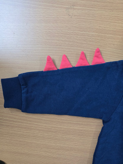Baby's loop knit hoodie - spidy