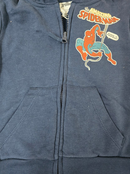 Baby's loop knit hoodie - spider