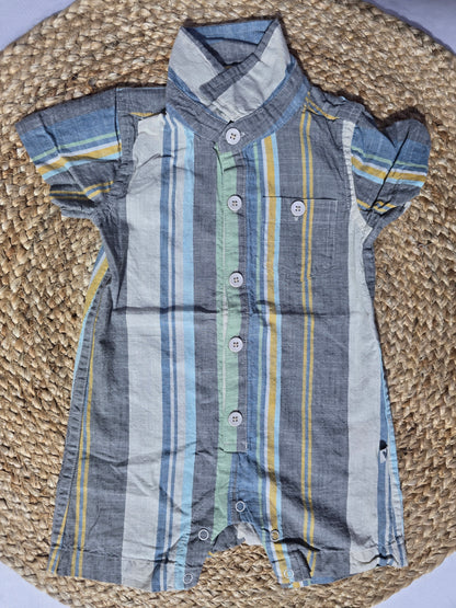 baby's half jumpsuit  - lines
