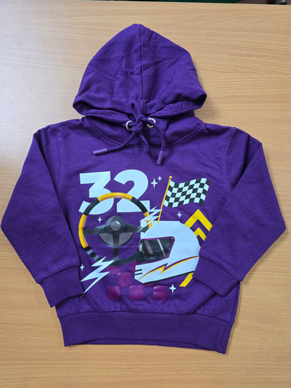 Baby's loop knit hoodie - racer