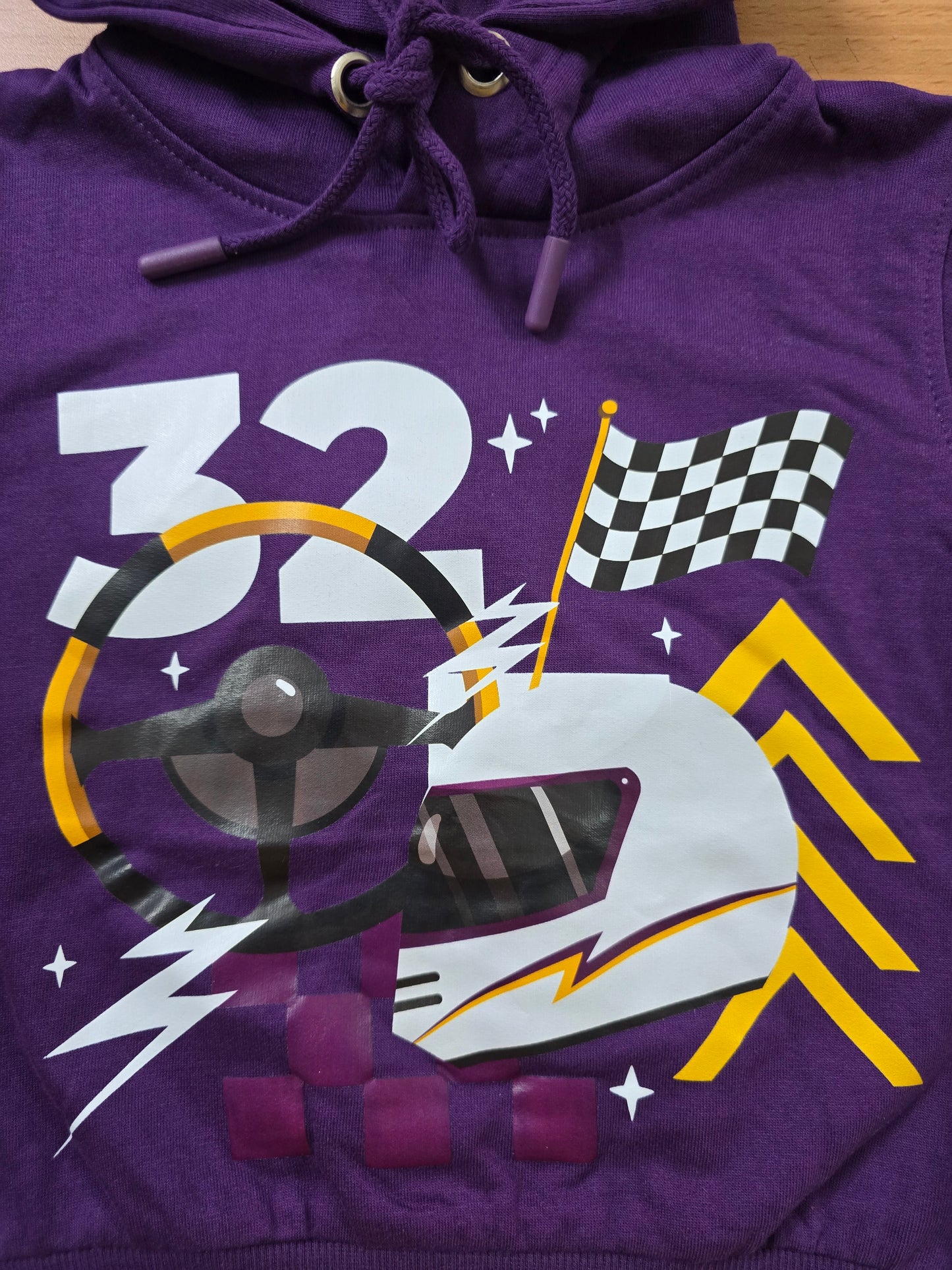 Baby's loop knit hoodie - racer
