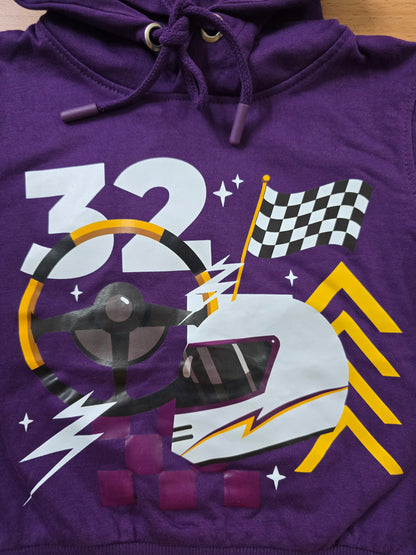 Baby's loop knit hoodie - racer