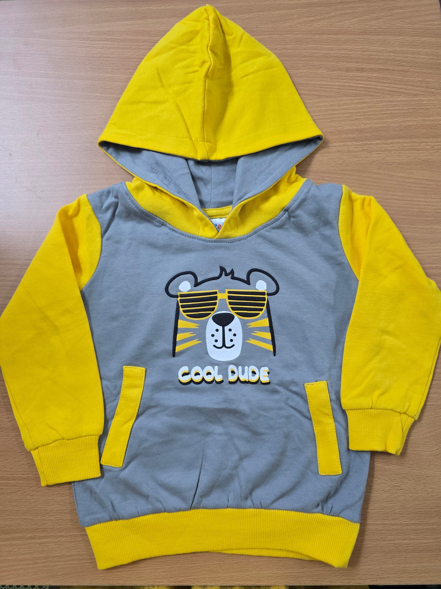 Baby's loop knit hoodie - dude