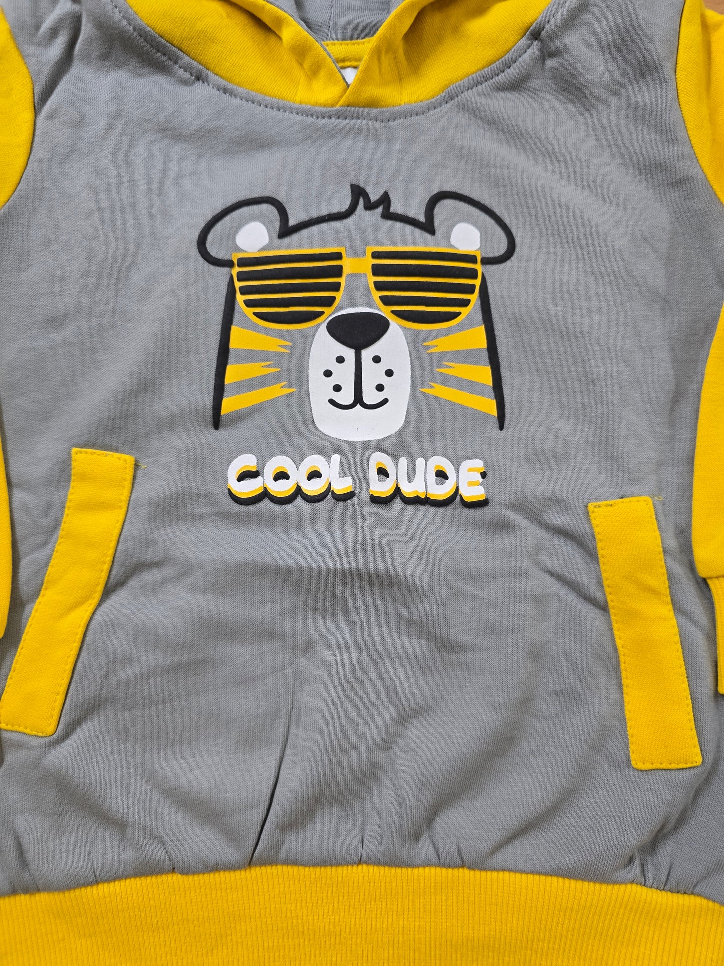 Baby's loop knit hoodie - dude