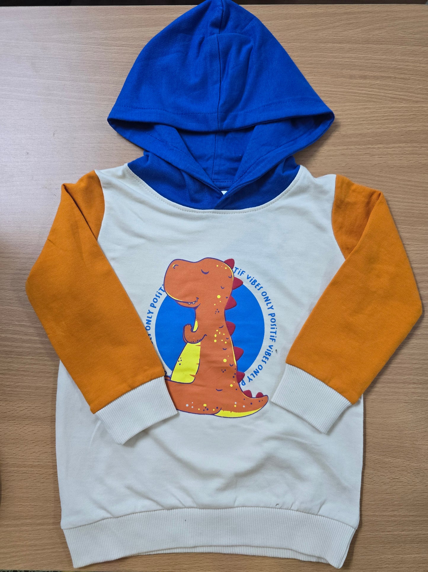Baby's loop knit hoodie - dragon