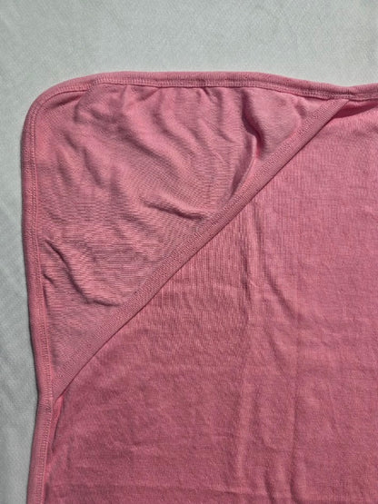 Baby's Hooded wrapper blanket - pink