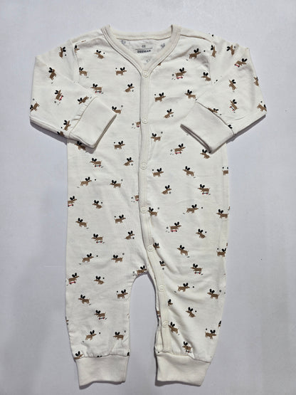 Baby's jumpsuit/sleepsuit - mouse
