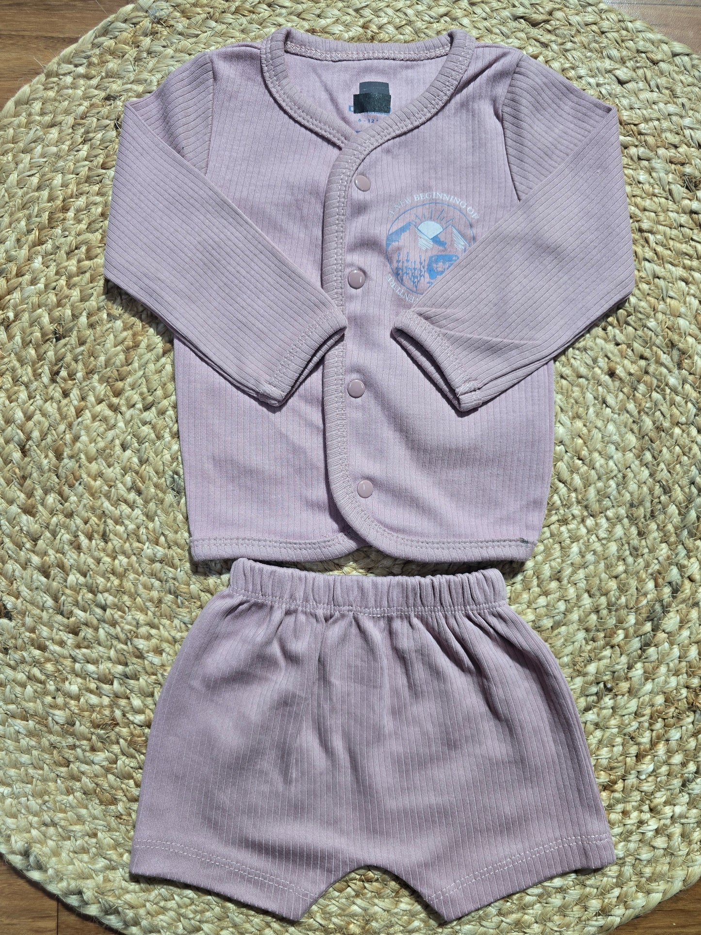 Baby's FS jablas shorts set - peach world