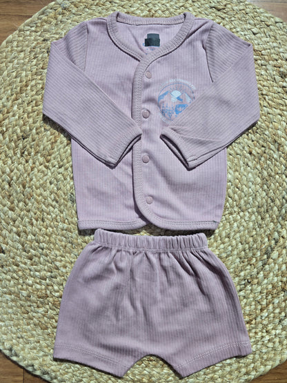 Baby's FS jablas shorts set - peach world