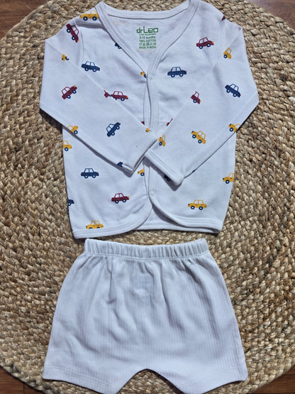 Baby's FS jablas shorts set - car