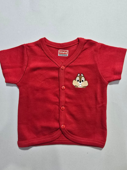 Baby's jabla top - red squirel