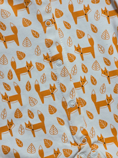 Baby's FS jumpsuit with shoe - orange fox